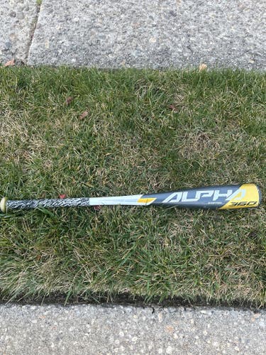 Used 2021 Easton Alloy Alpha 360 Bat (-11) 16 oz 27"