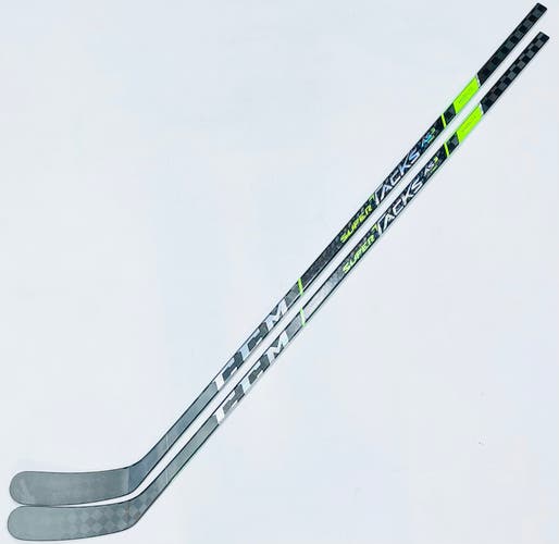 New 2 Pack CCM Supertacks AS3 Pro Hockey Sticks-RH-75 Flex-PM9-Stick' Em W/ Bubble Texture