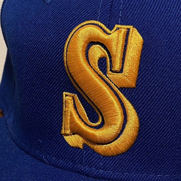 Seattle Mariners Yellow Wool Snapback