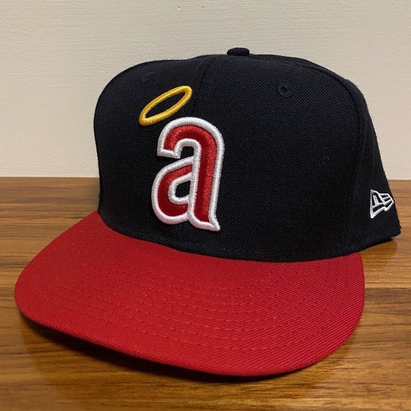 NWOT Throwback California Angels 90s Style Adjustable Visor Hat MLB  Baseball Cap