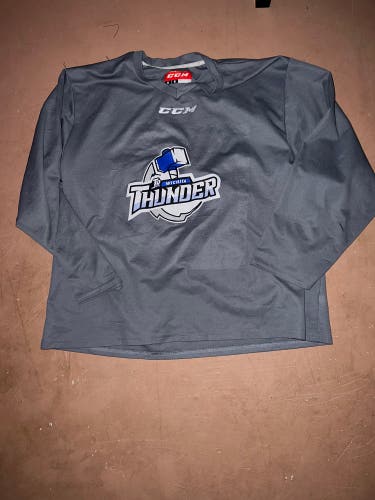 Gray Used XL CCM Jersey