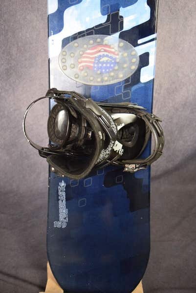 SALOMON FORECAST SNOWBOARD SIZE 159 CM WITH RIDE LARGE BINDINGS