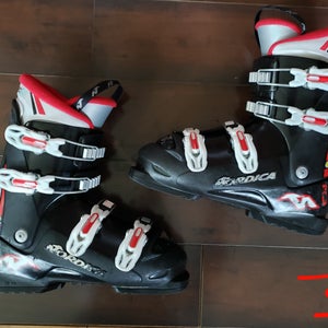 JR. Nordica GP TJ Ski Boots 290mm TEENAGER BOYS 7 YOUTH /25.0 *USED* WASHED/CLEAN
