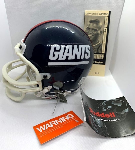 New York Giants Throwback Mini Replica Helmet, Football Equipment