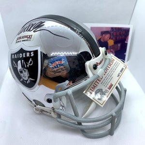 Marcus Allen Signed Oakland Raiders Limited Edition /2000 Mini Helmet COA