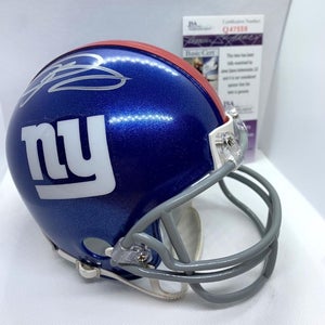 Odell Beckham Jr Signed New York Giants Riddell NFL Mini Helmet  - JSA Cert