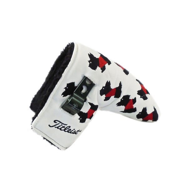 RARE 2002 Scotty Cameron Scotty Dog White/Black/Red Blade Putter Headcover