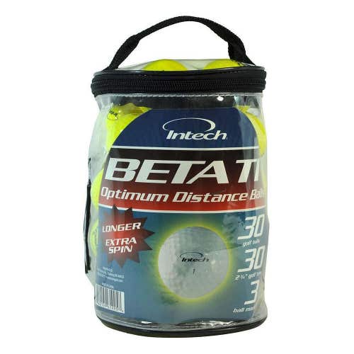 Intech Beta Ti Golf Bundle - 30 Balls & Tees