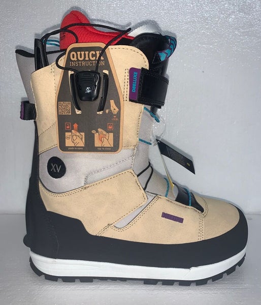 WOMEN'S ?DEELUXE SPARK XV TFP BACKCOUNTRY SNOWBOARD BOOTS (SAND) US 9.5 MONDO 27