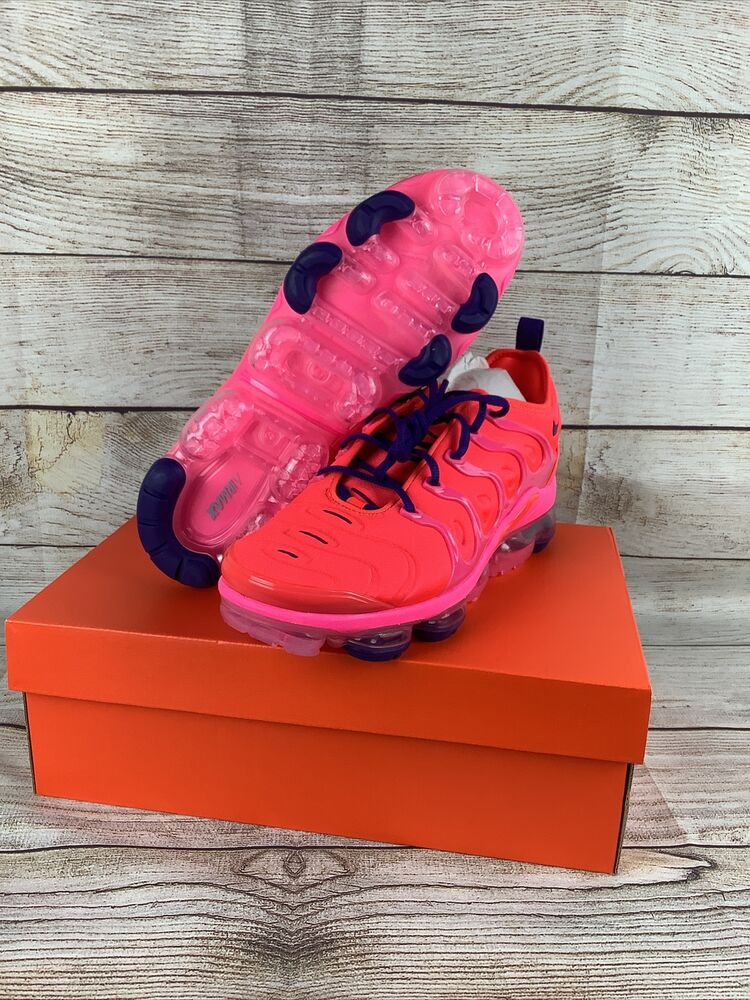 nike air vapormax plus bright crimson pink blast