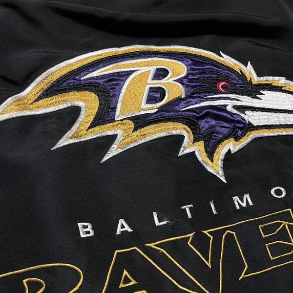 Baltimore Ravens Static Hood W/ Logo, Black/Orchid