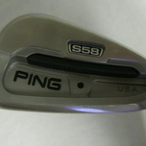 Ping S58 9 iron Black Dot (Steel Rifle Stiff) 9i S-58 Golf Club