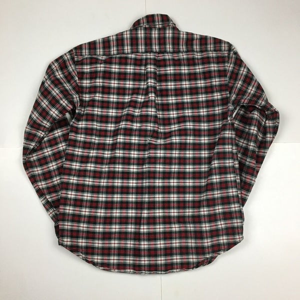 Aspen Flannel Shirt in Red and Green L / Red/Green