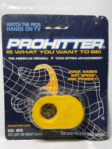 PROHITTER BATTING AID YELLOW NEW MLB PRO MID YOUTH TRAINING AID 10-16 BASEBALL SOFTBALL NEW