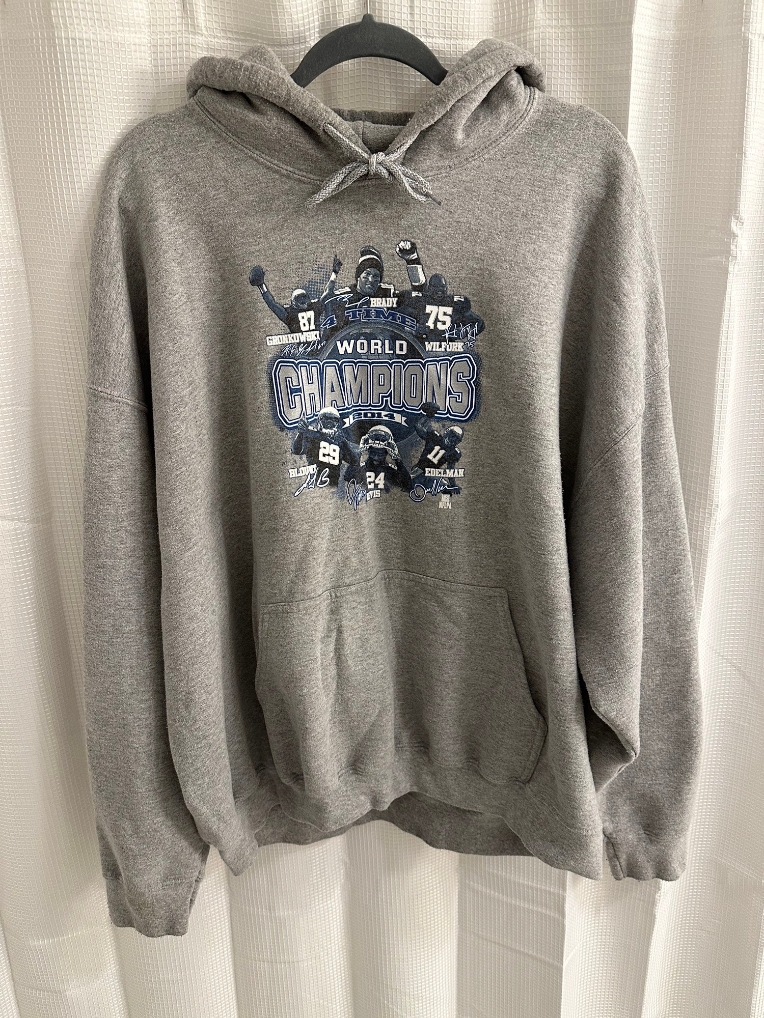 Vintage 90s Champion NFL New England Patriots Crewneck Sweatshirt Mens 2XL  Blue