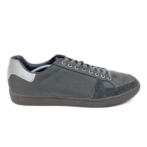 Penguin Mens Sneaker Shoes Gray Rave Prav 900-4 Low Top Lace Up Suede Size 12