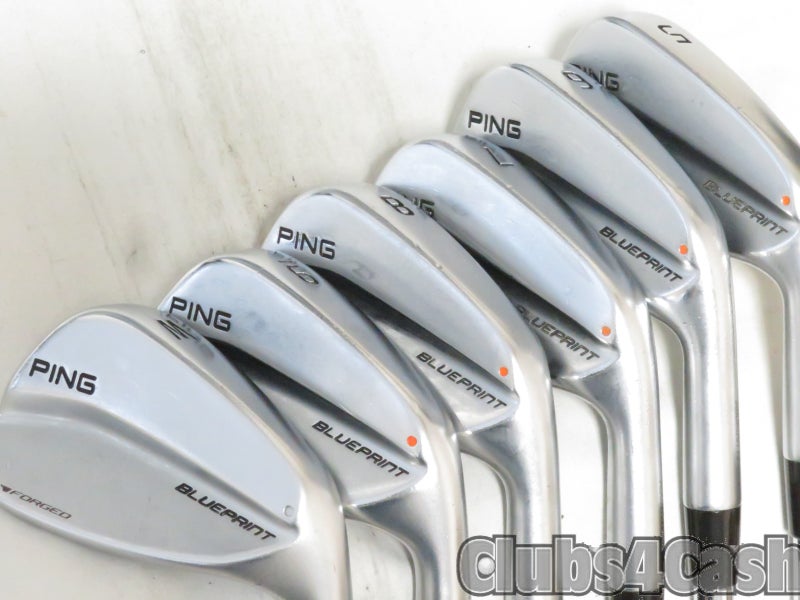 PING Blueprint Irons Forged Orange Dot Project X LZ 125g 6.5 X