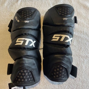 brand new adult size XL STX CELL III PD APC3 04 BK/BK lacrosse elbow pads
