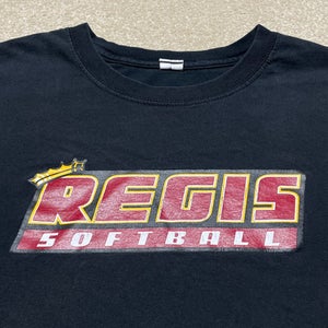 Regis College Softball T Shirt Men XL Adult Rangers Catholic NCAA University
