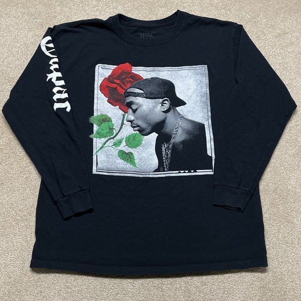 Lave om overfladisk Hearty Tupac Shakur T Shirt Men XS Adult Hip Hop Music Retro Vintage Long Sleeve  2Pac | SidelineSwap