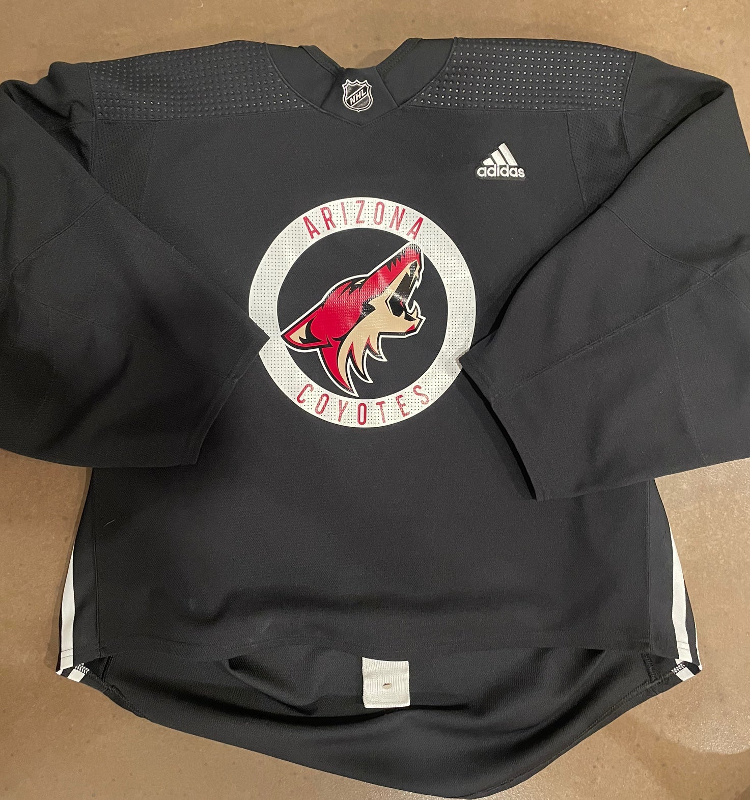 Brand New Adidas New York Rangers MIC Pro Stock Goalie Cut Practice Jersey  Size 58G