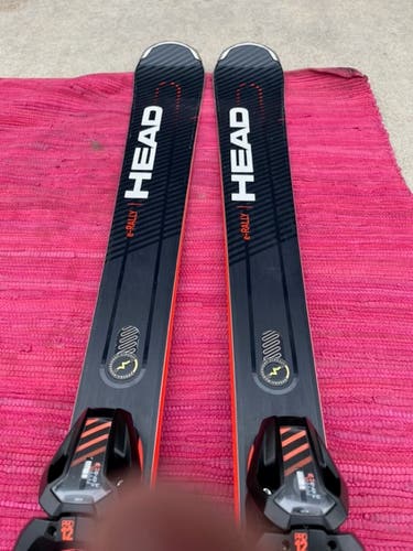 Used Men's 2022 HEAD 170 cm All Mountain Supershape Skis With Bindings Max Din 12