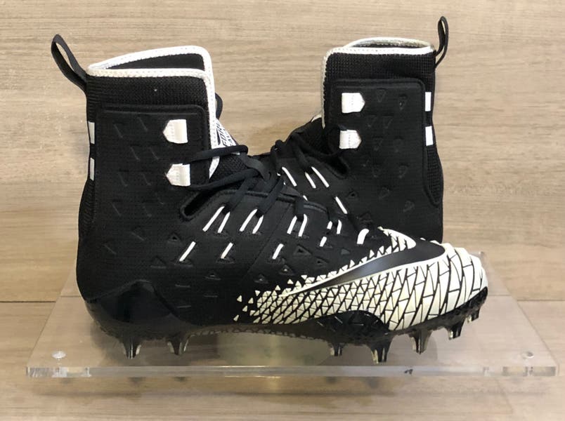 Nike Force Savage Elite TD Football Cleats 857063-010 Black White