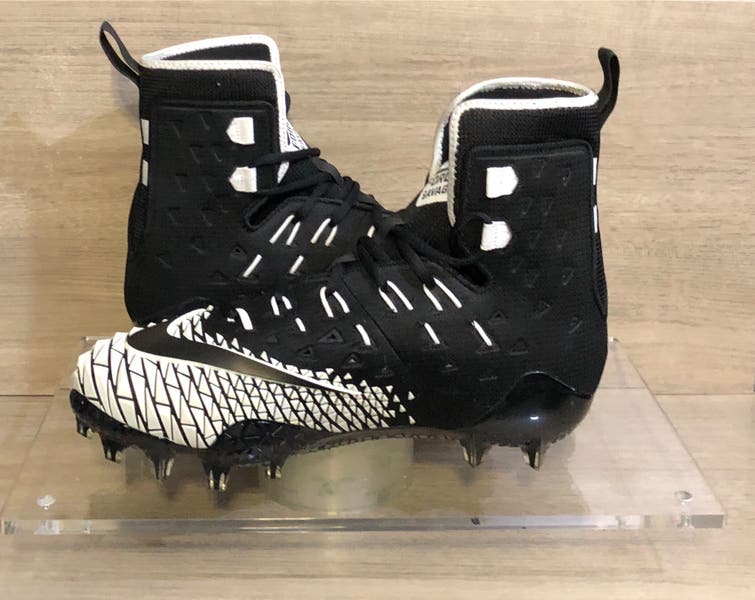Nike Force Savage Elite TD Football Cleats 857063-010 Black White
