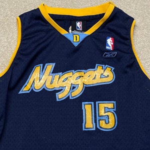 Carmelo Anthony Denver Nuggets Jersey Boys Large Youth Kids Blue NBA Basketball