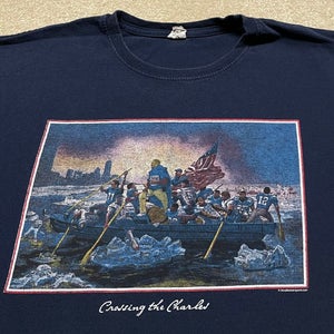 New England Patriots T Shirt Men XL Adult Blue NFL Football Belichick Parody