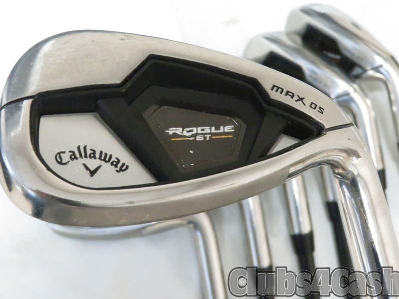 Callaway Rogue ST Max OS Irons Mitsubishi Tensei AV Blue 75 Stiff