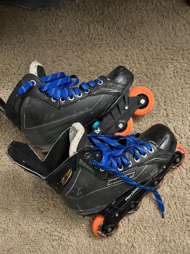 Bauer 170 Skates With Marsblade Holders On Them Senior Size 9D