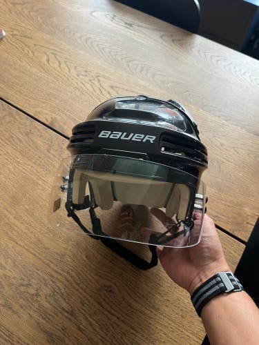 Used Large Bauer 4500 Helmet with Pro Stock CCM Visor