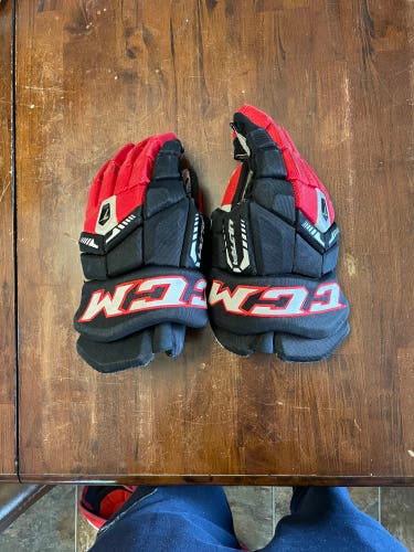 CCM 15"  Ultra Tacks Gloves