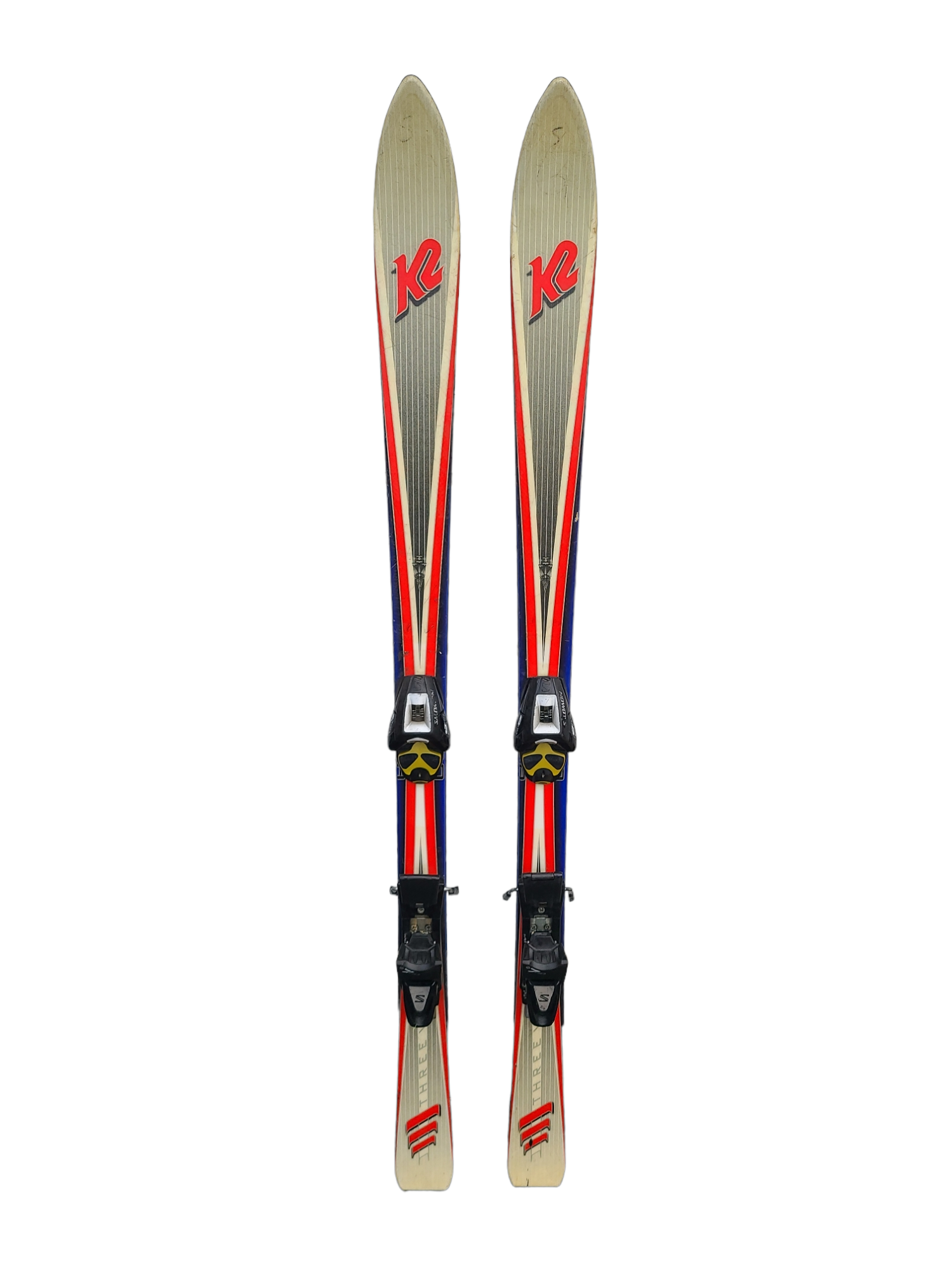スキー板スキーK2 159cmビンディングセットツインチップ-