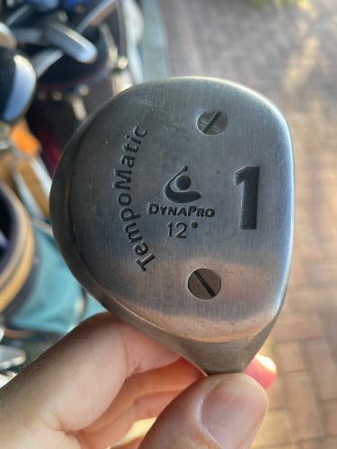 Dynapro tempo matic golf Club  1 in 12 deg  In right handed  Graphite shaft
