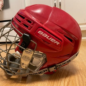 Bauer Re-Akt 75 Helmet & cage - Small, used