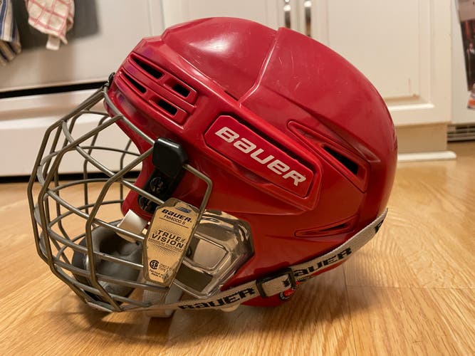 Bauer Re-Akt 75 Helmet & cage - Small, used