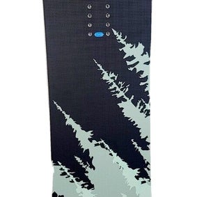 New $450 5th Element Mist Snowboard Combo 142cm, EZ Rocker, With Teal Bindings