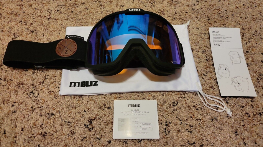 Bliz Ski Goggles with Blue All Conditions Lens