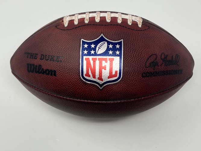 Game Prepped Authentic Wilson Duke NFL Game Ball Football