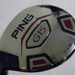 Ping G15 3 wood 15.5* (Aldila VS X-Stiff LEFT) LH G-15 3w Fairway Golf Club
