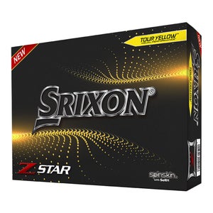 Srixon Z Star Golf Balls (Tour Yellow, Spinskin, 2021, 12pk) NEW