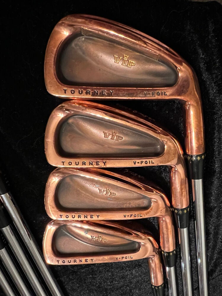 MacGregor Tourney VIP V-Foil Forged 2-P,G,L Golf Irons. Rifle 5.5