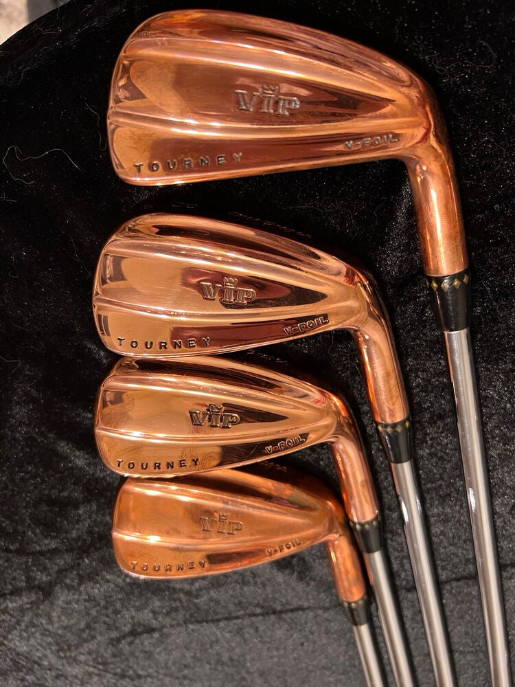 MacGregor Tourney VIP V-Foil Forged 2-P,G,L Golf Irons. Rifle 5.5