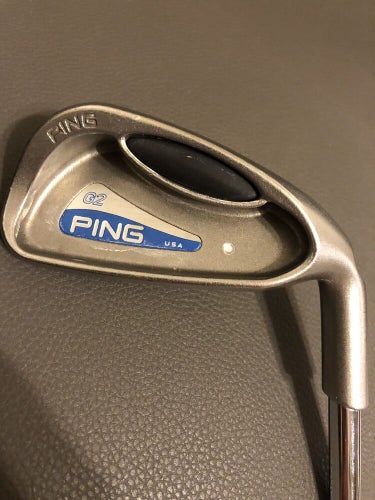 Ping G2 Single 4 Iron White Dot 3° Upright Stock Stiff Steel Shaft