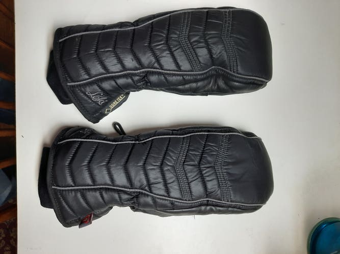 Black Unisex Leki Gloves Gore Tex - 6.5