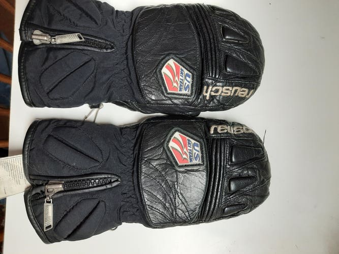 Black Used Kids Unisex Leki Mittens - 5.5