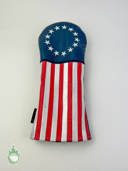 Used Sorenson Rose and Fire USA Leather Driver Headcover