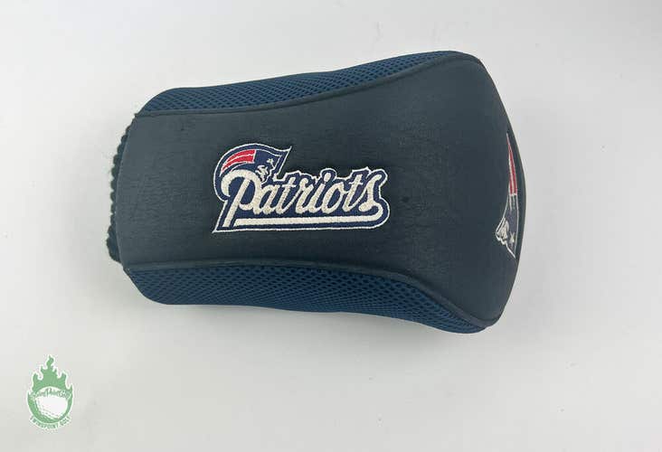 Used NFL New England Patriots Driver Golf Headcover Divot Tool and Ball Marker